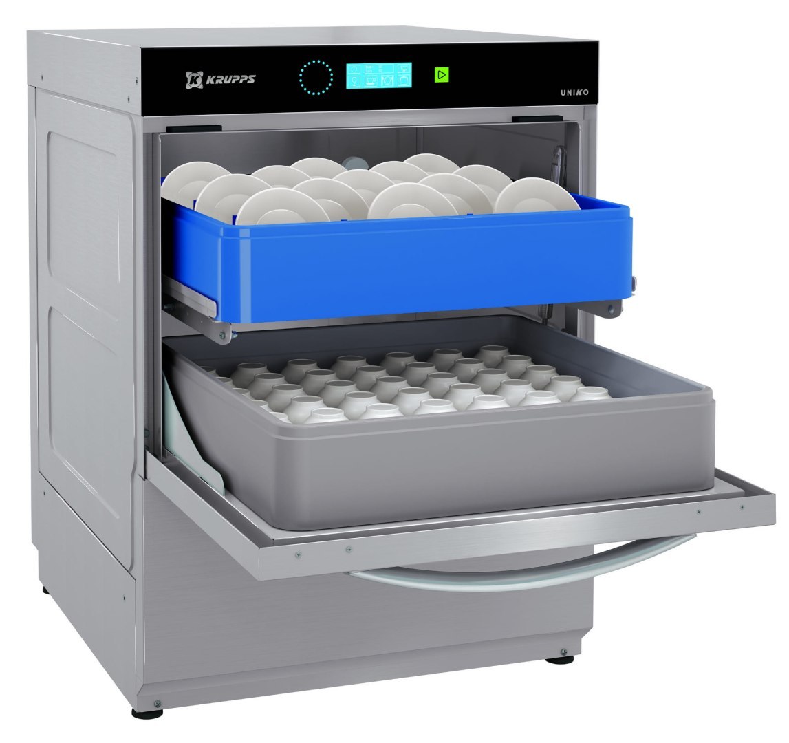 Zmywarka uniwersalna bojler atmosferyczny 400V kosz 500x500 Resto Quality Krupps EL51E